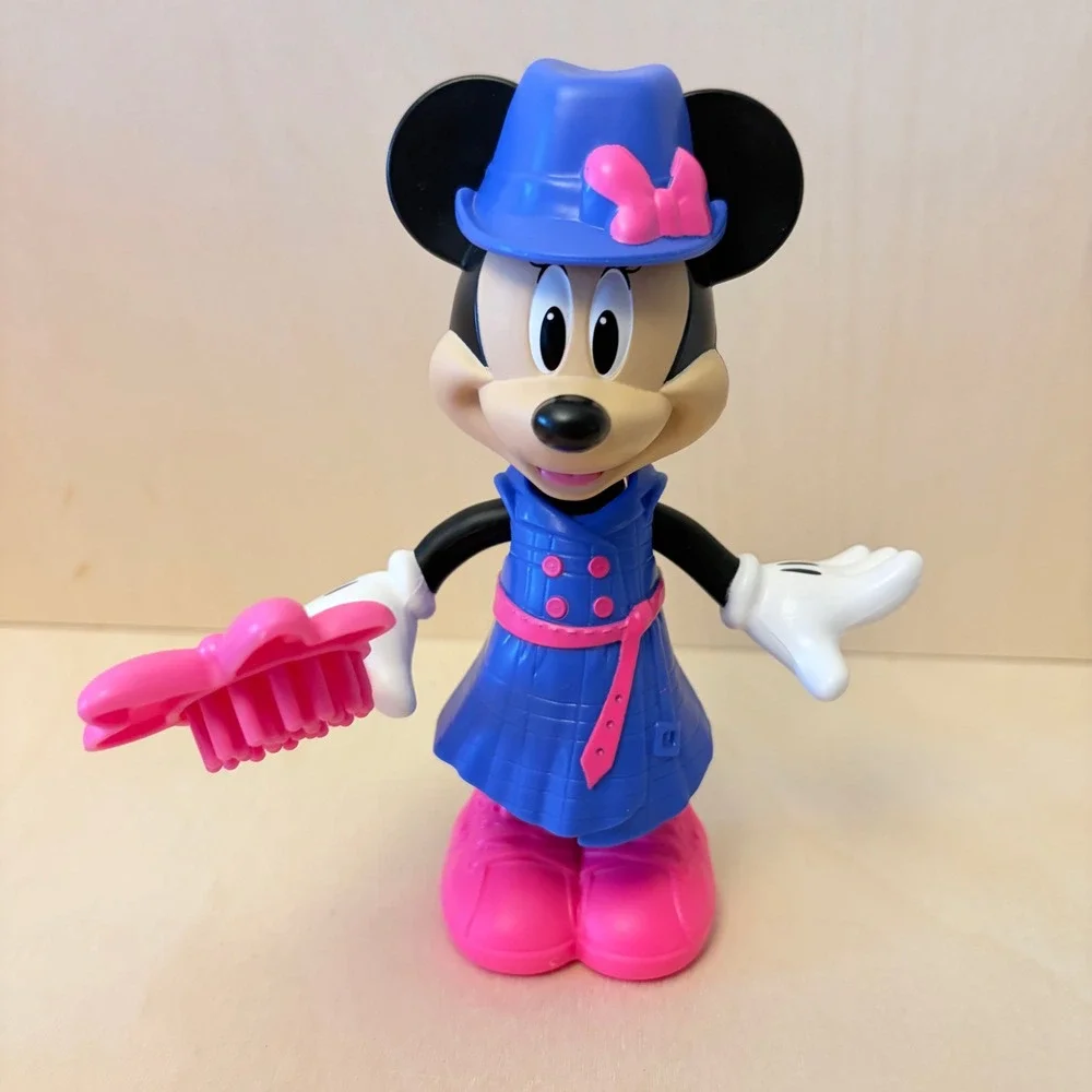Disney Jr Minnie Mouse Snap n Pose Style Doll Lot Kids Dress Up Toy Set Daisy